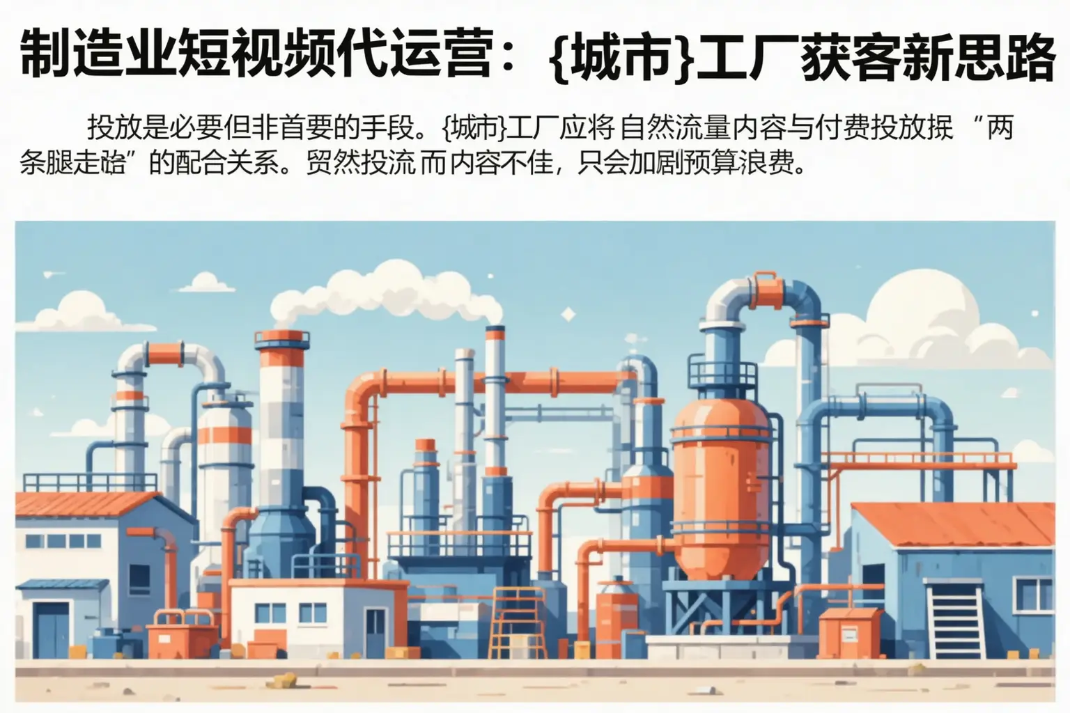 制造业短视频代运营:石景山工厂获客新思路